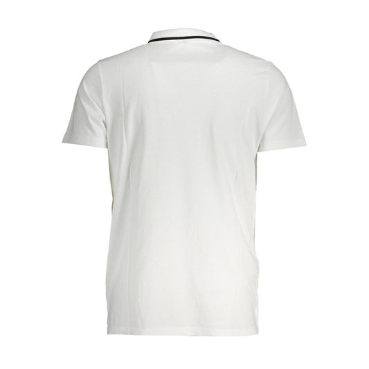 Weißes Poloshirt aus Baumwolle