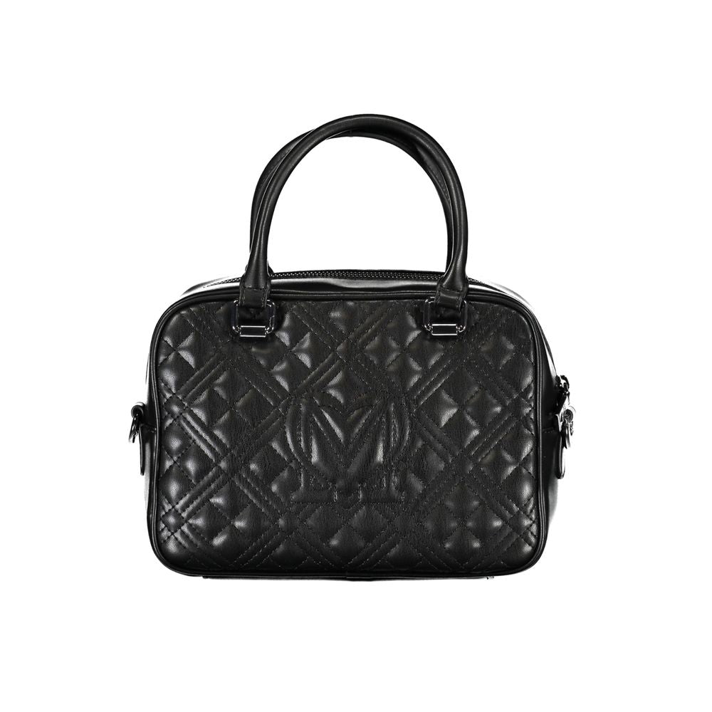 Schwarze Handtasche aus Polyethylen