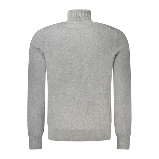 Grauer Baumwollpullover