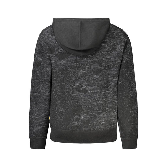Schwarzer Wollpullover