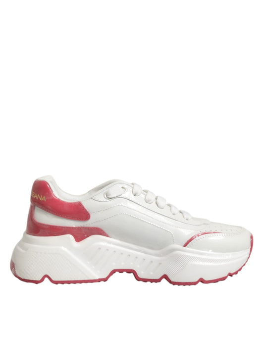 Weiß Rosa Daymaster Low Top Sneakers Schuhe