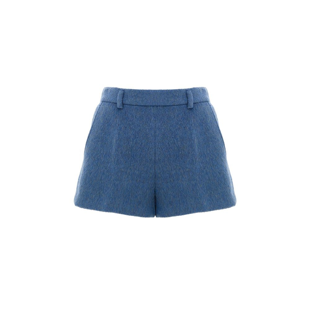 Blaue Wollshorts