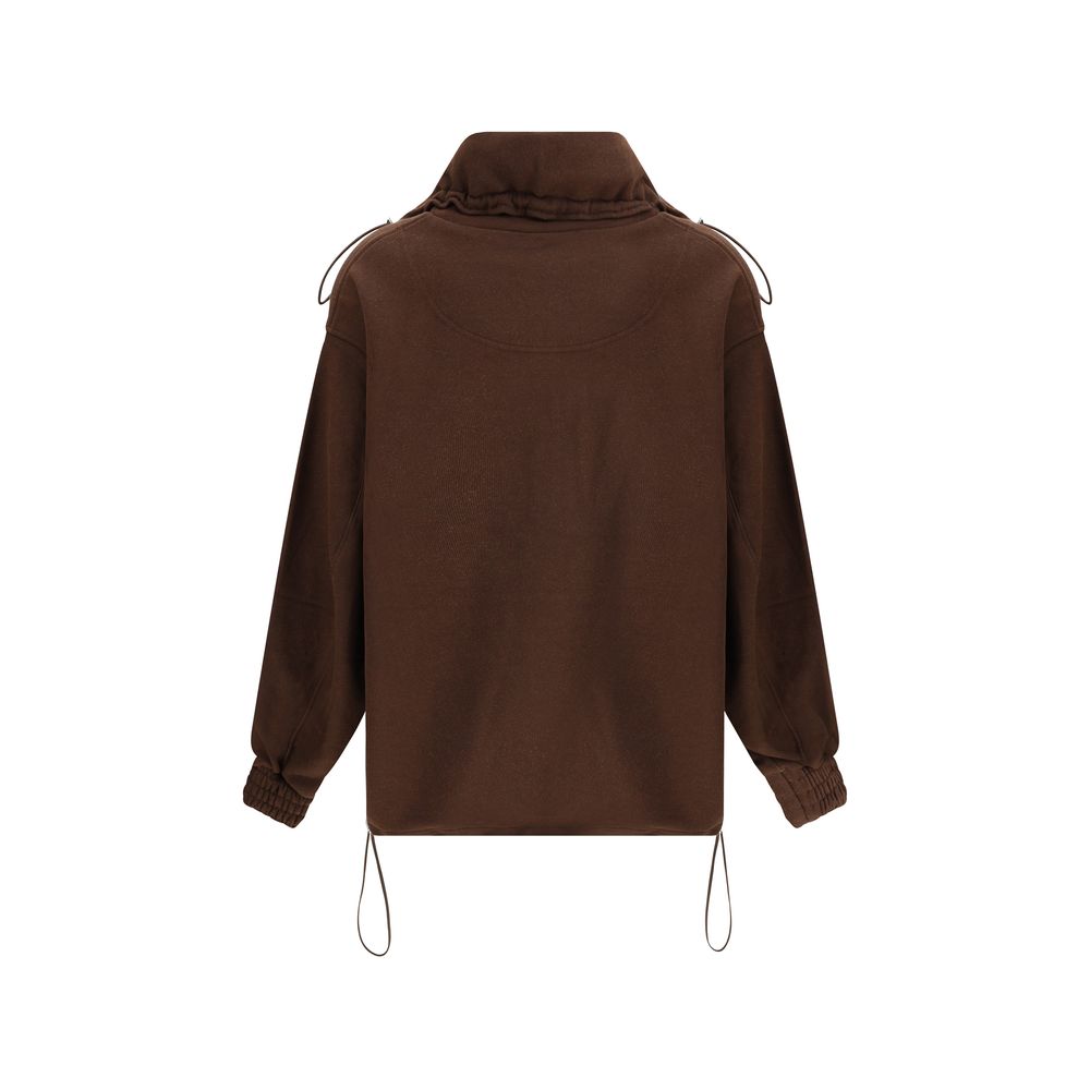 Sweatshirt mit hohem Kragen