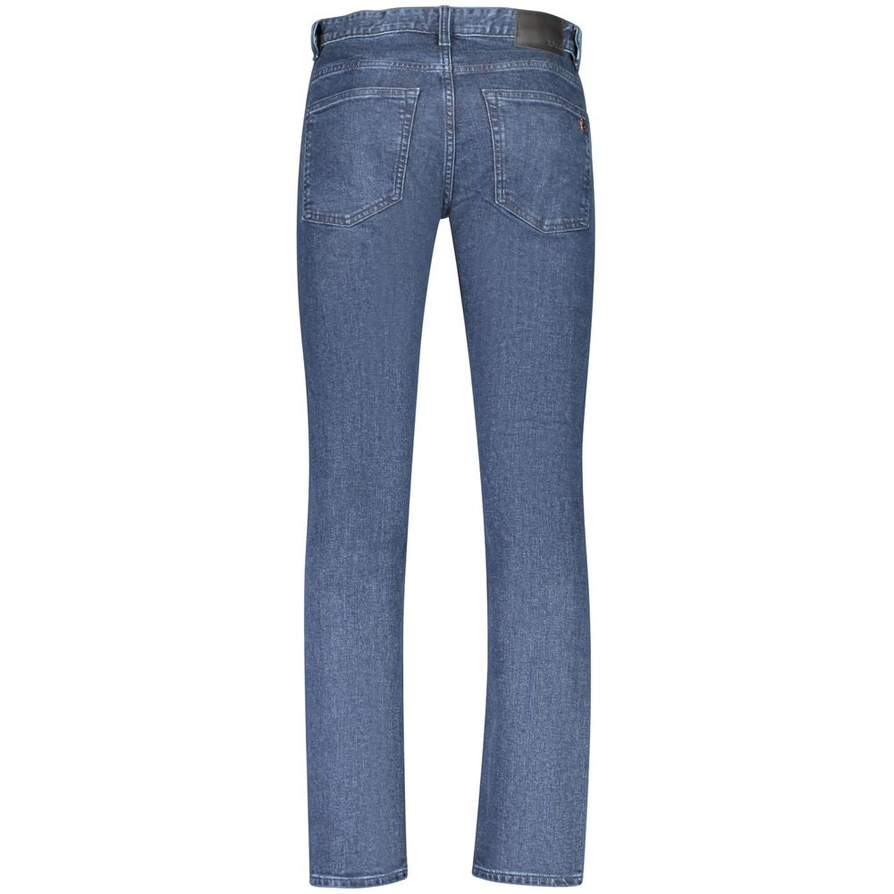 Blaue Slim Fit-Jeans aus Baumwolle für Herren