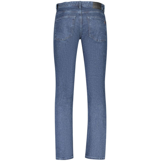 Blaue Slim Fit-Jeans aus Baumwolle für Herren