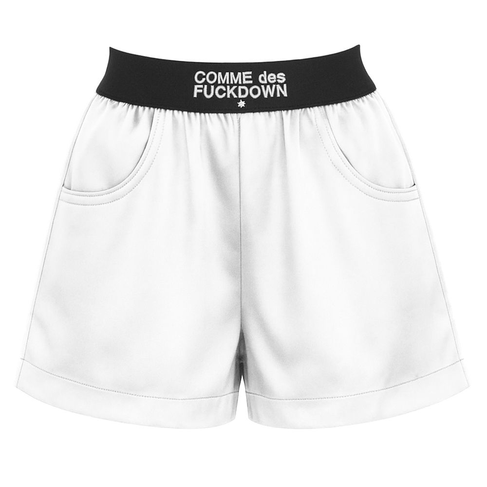 Weiße Modalshorts