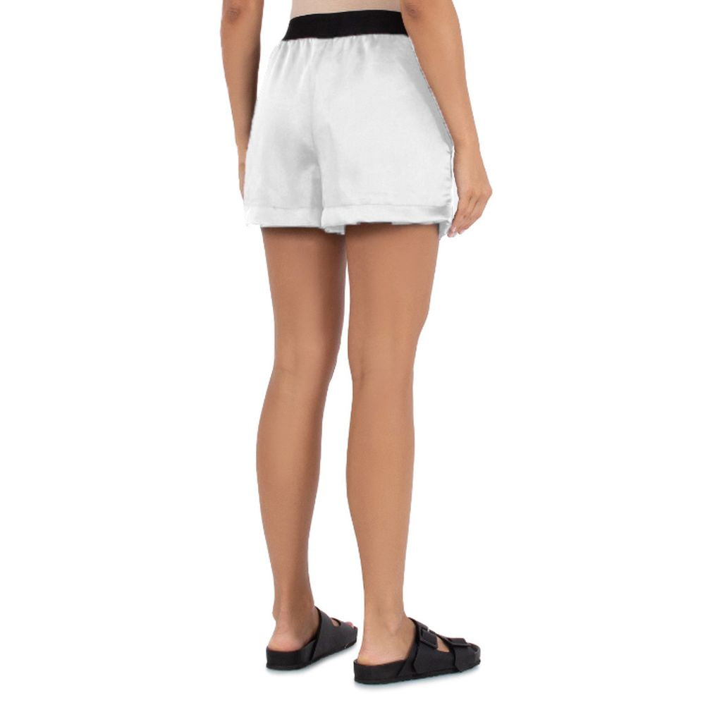 Weiße Modalshorts