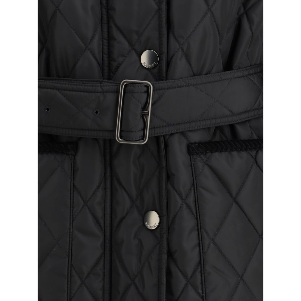 Wattierte Nylonjacke