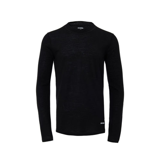 Schwarz Polyester Lang