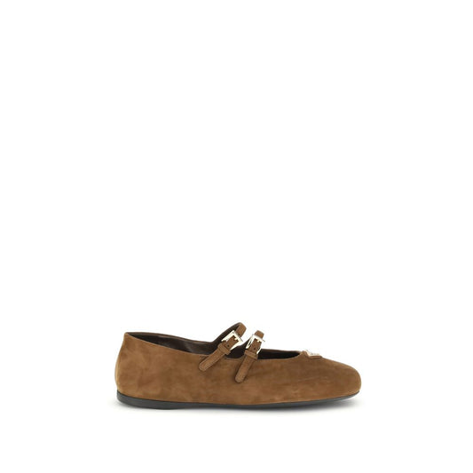 Wildleder-Ballerinas