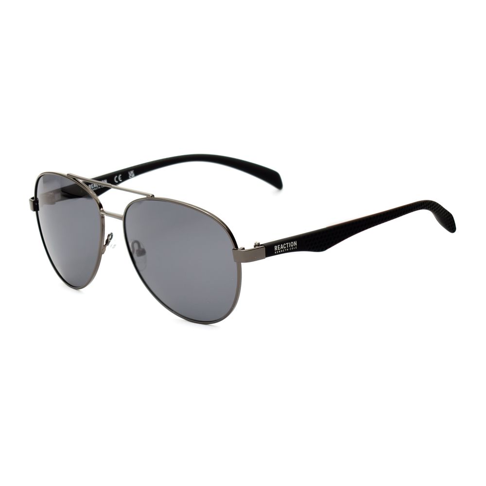 Graue Sonnenbrille aus Metall