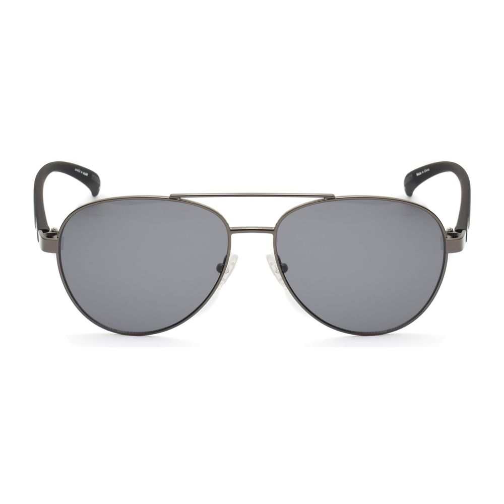 Graue Sonnenbrille aus Metall