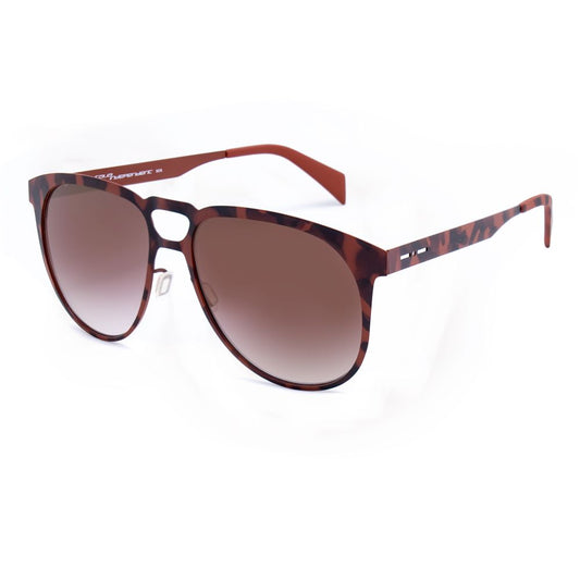 Braune Sonnenbrille aus Metall