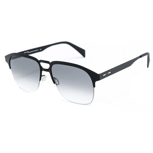 Schwarze Metall-Sonnenbrille