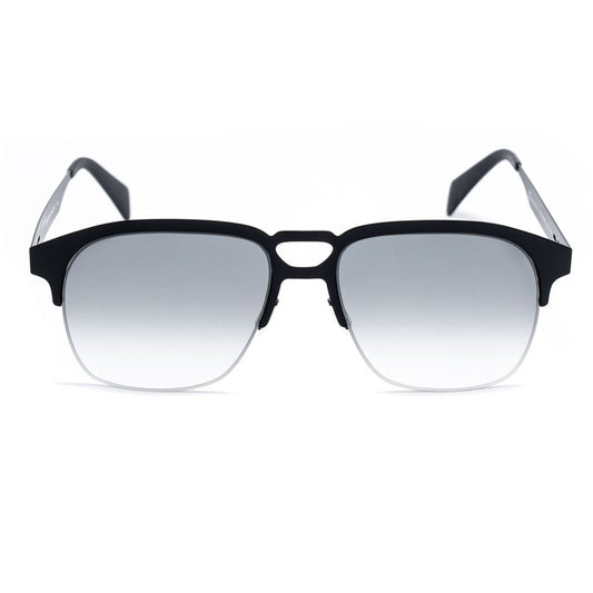 Schwarze Metall-Sonnenbrille