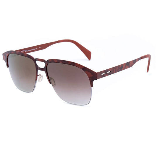 Braune Sonnenbrille aus Metall