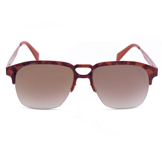 Braune Sonnenbrille aus Metall