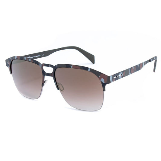 Graue Sonnenbrille aus Metall