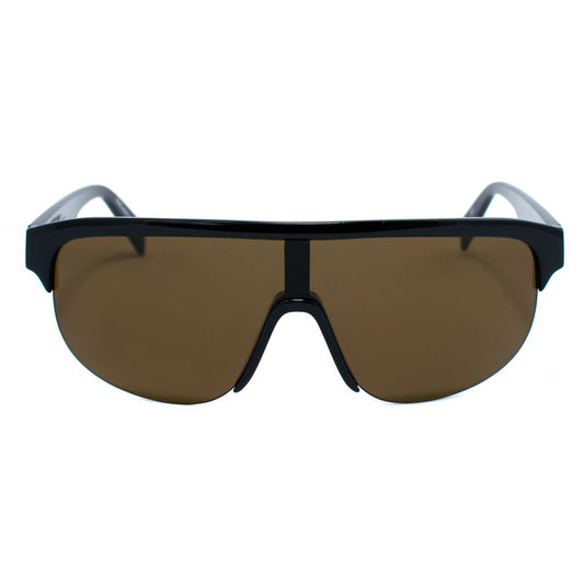 Schwarze Acetat-Sonnenbrille