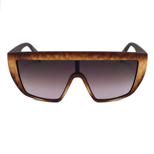 Braune Acetat-Sonnenbrille