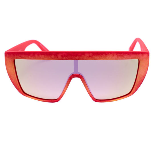 Rote Acetat-Sonnenbrille