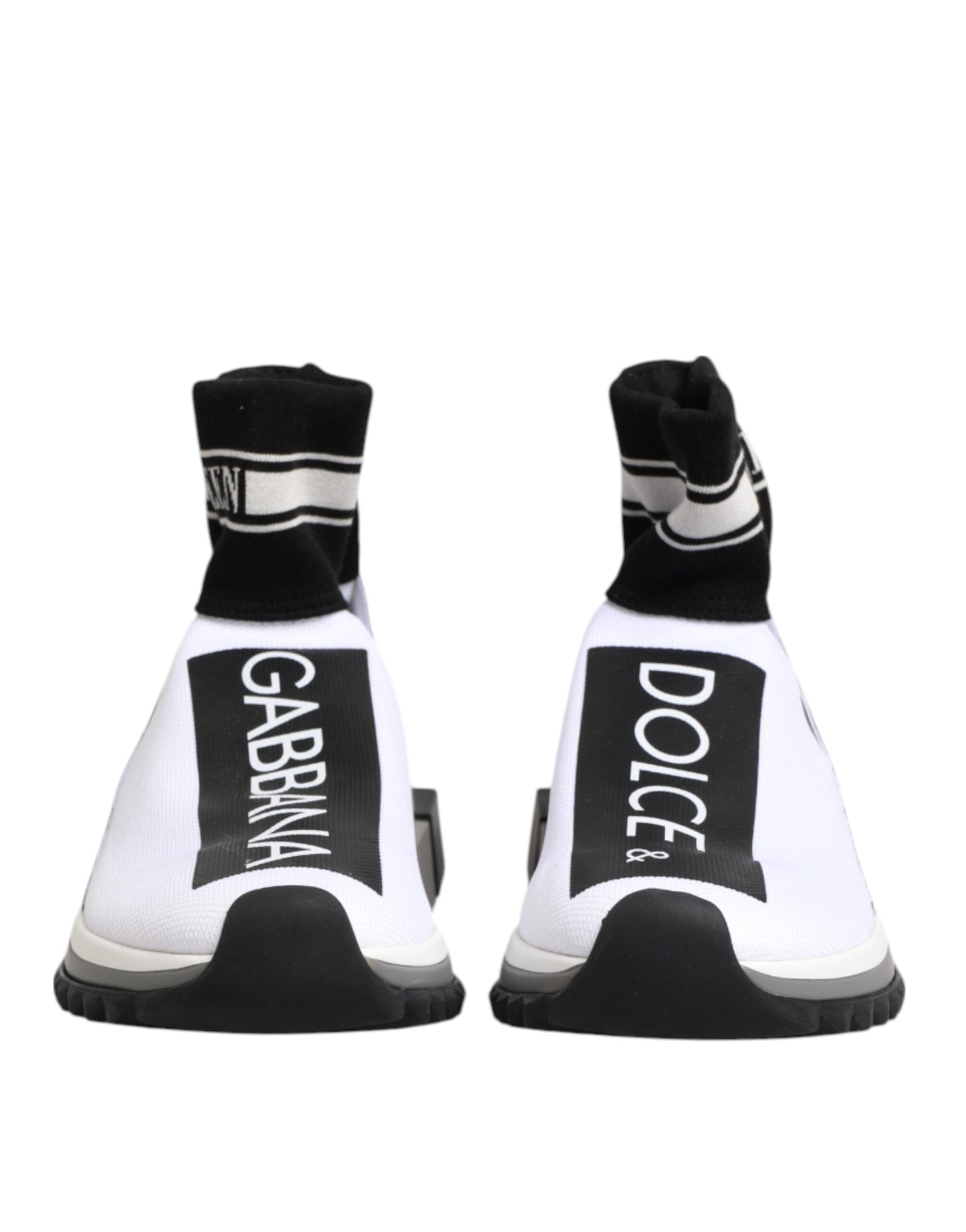 Weiß Schwarz Sorrento Socken Sneakers Schuhe
