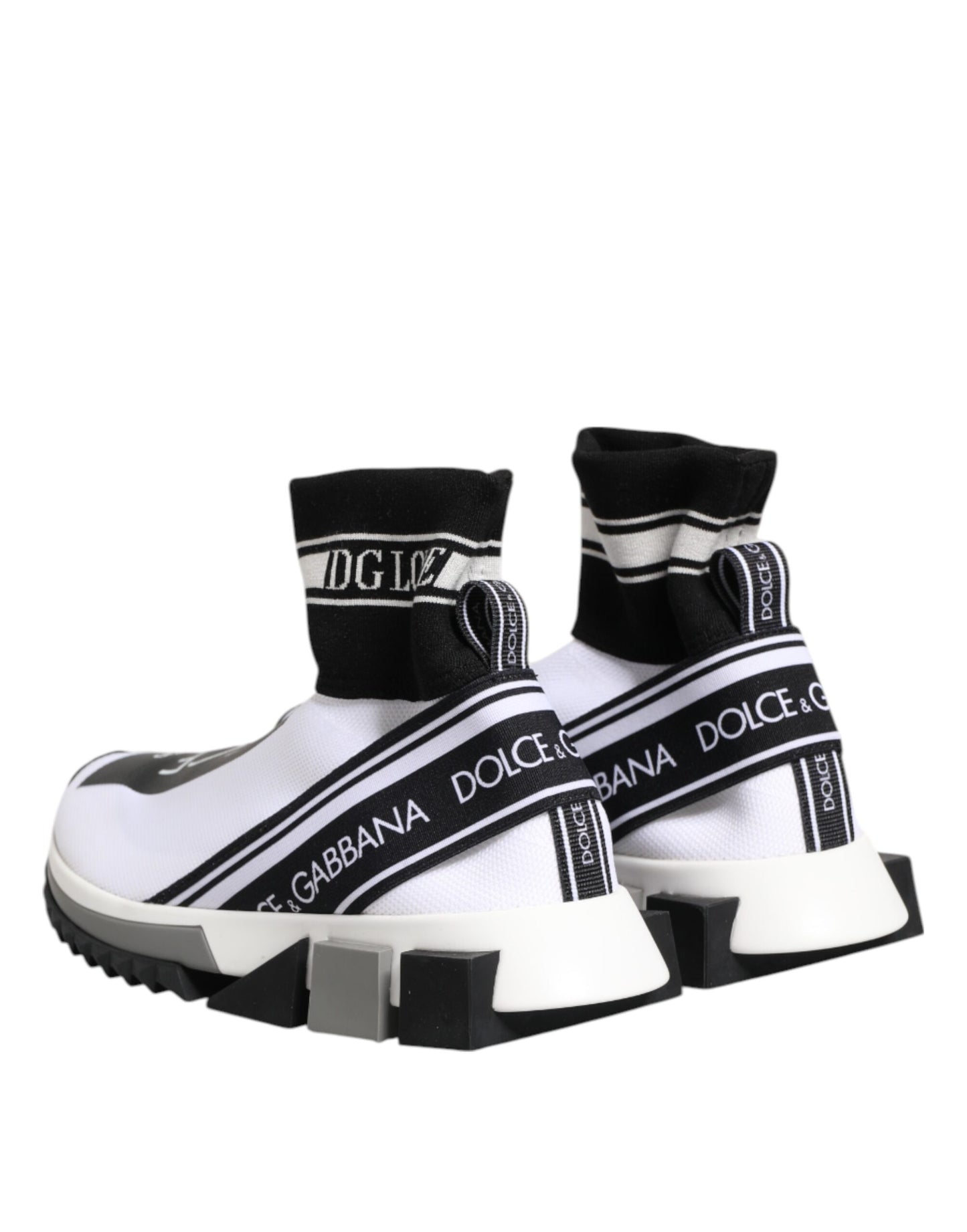 Weiß Schwarz Sorrento Socken Sneakers Schuhe