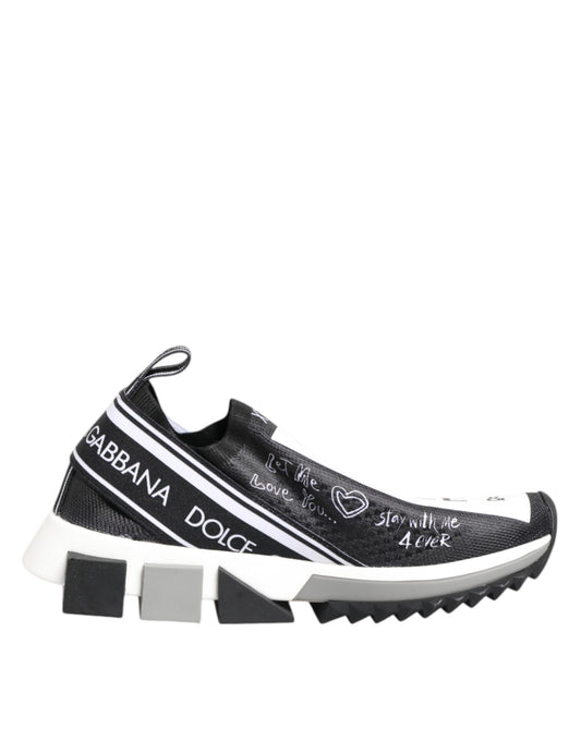 Schwarz Weiß Sorrento Low Top Sneakers Schuhe