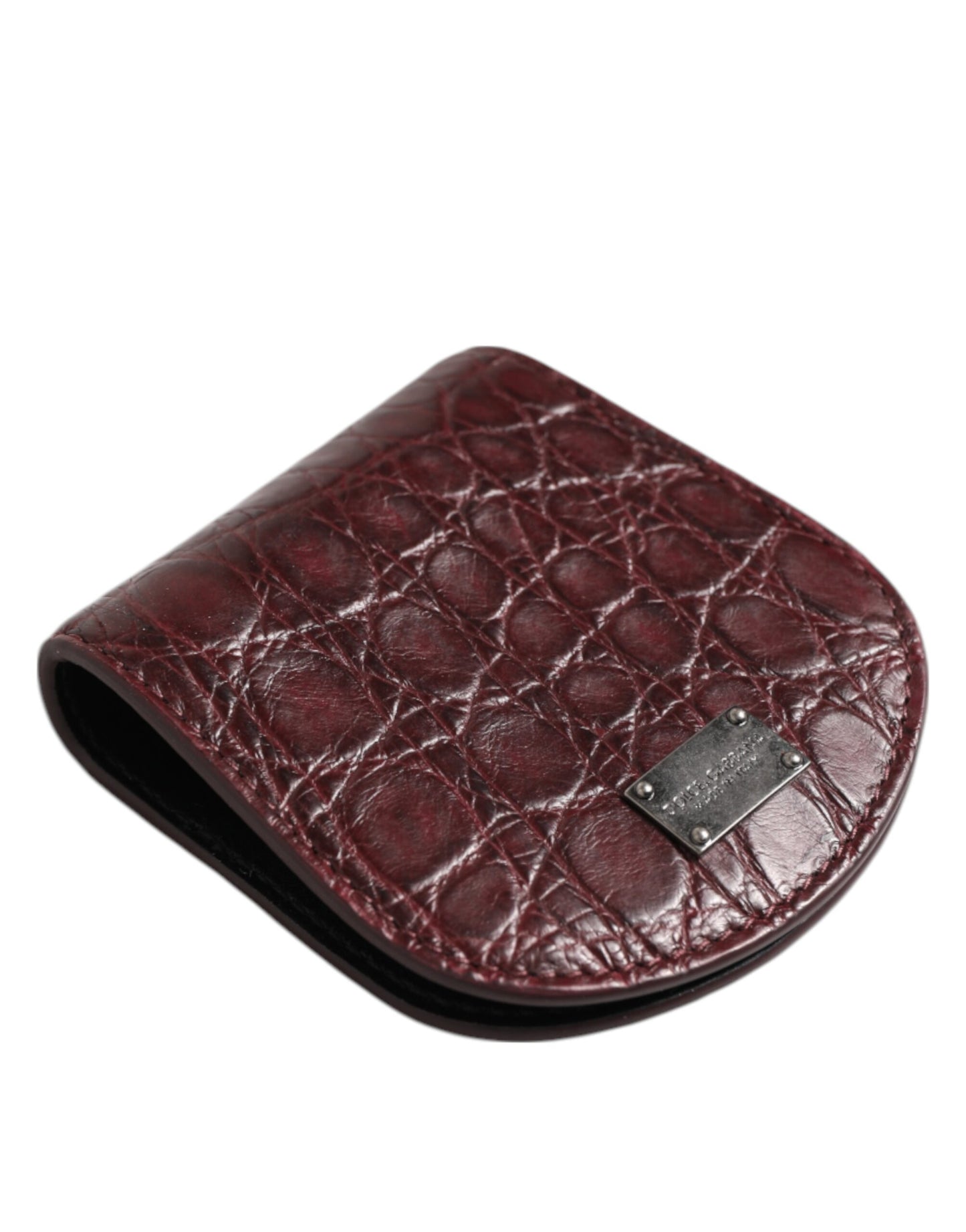 Burgunderrote exotische Haut Münze Kondom Fall Halter Tasche Brieftasche