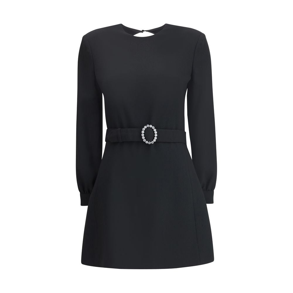 Sablè-Minikleid mit ausgeschnittenem, hautfarbenem Rücken