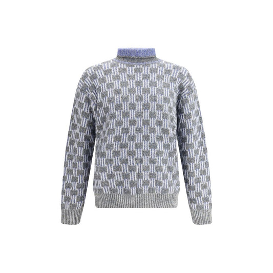 Rollkragenpullover mit grafischem Muster
