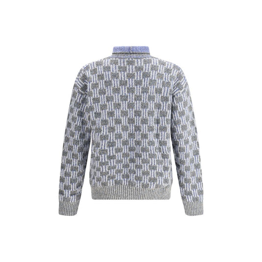 Rollkragenpullover mit grafischem Muster