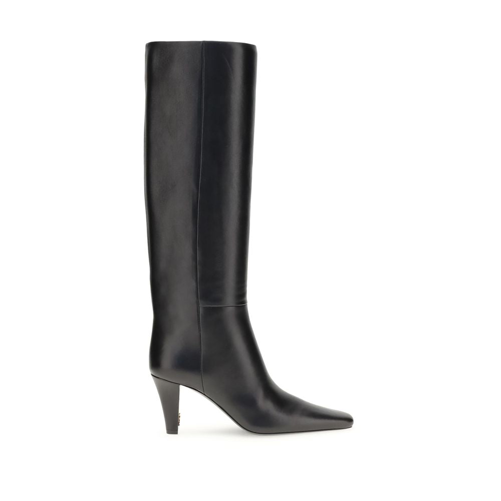 Hohe Lederstiefel