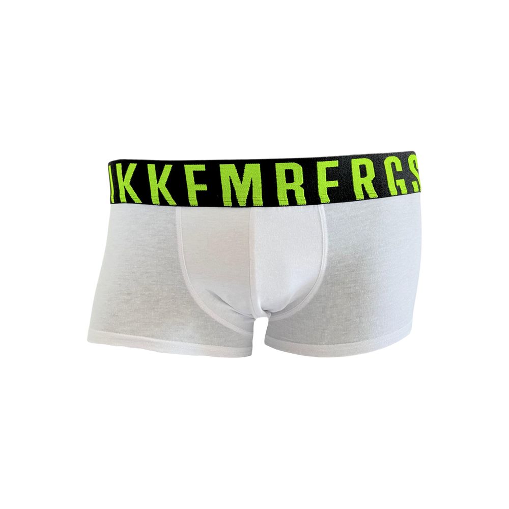 Weiße Herren-Boxershorts aus Baumwolle