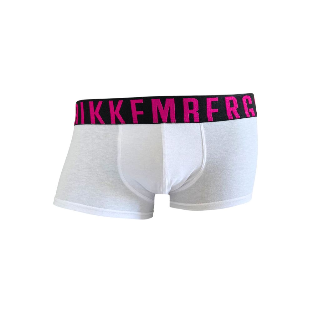 Weiße Herren-Boxershorts aus Baumwolle