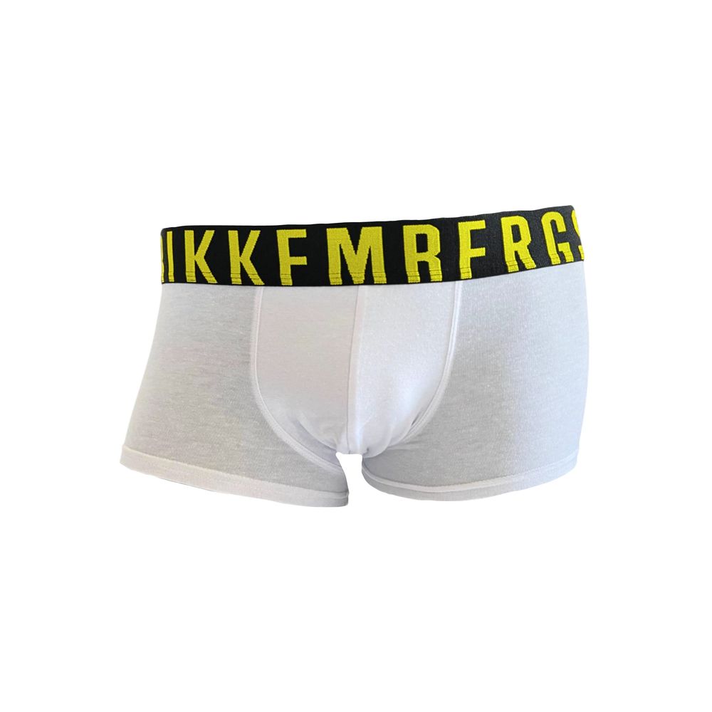 Weiße Herren-Boxershorts aus Baumwolle