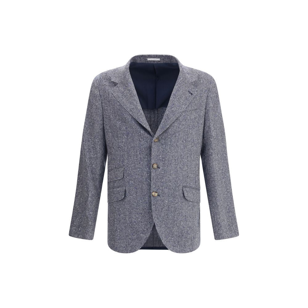 Fischgräten-Blazer