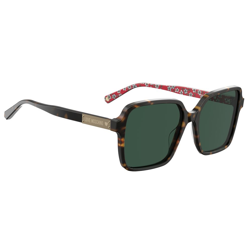 Braune Acetat-Sonnenbrille