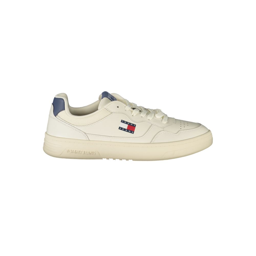 Weiße Leder Herren Sneaker
