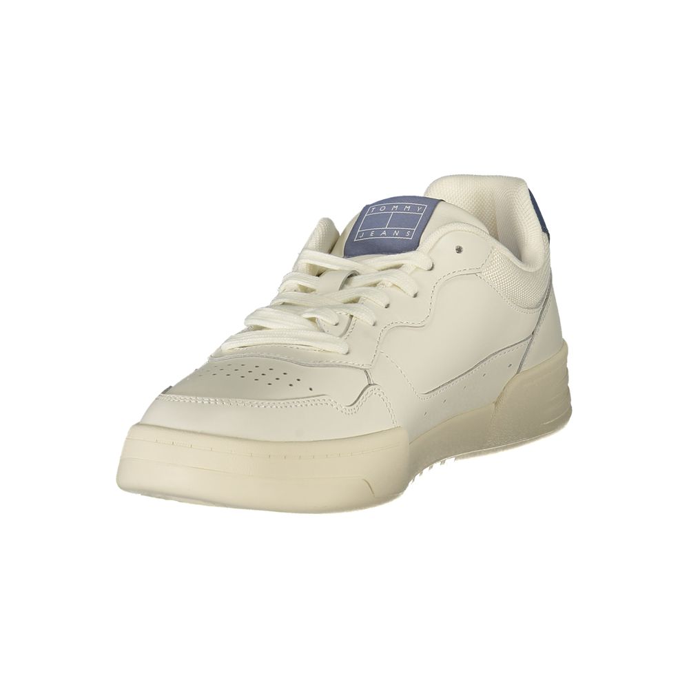 Weiße Leder Herren Sneaker