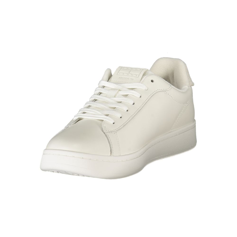 Weiße Leder Herren Sneaker