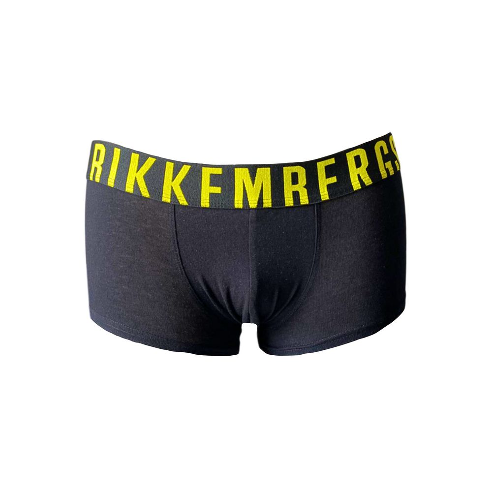 Schwarze Herren-Boxershorts aus Baumwolle