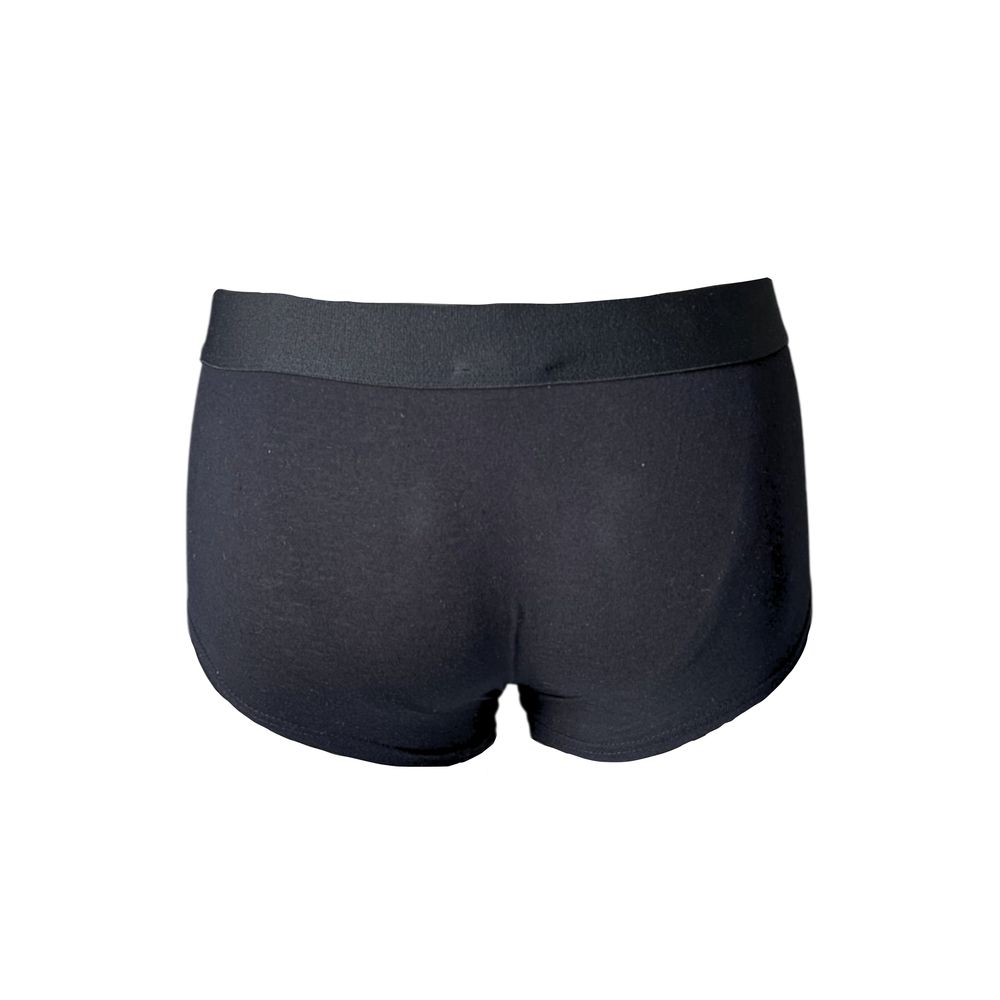 Schwarze Herren-Boxershorts aus Baumwolle
