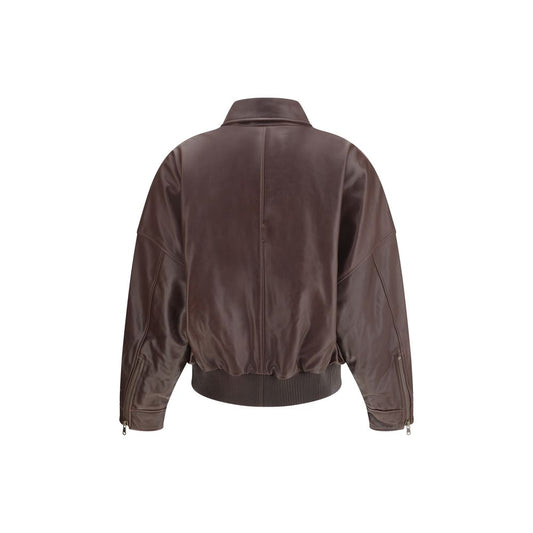 Oversized leather Jacket
