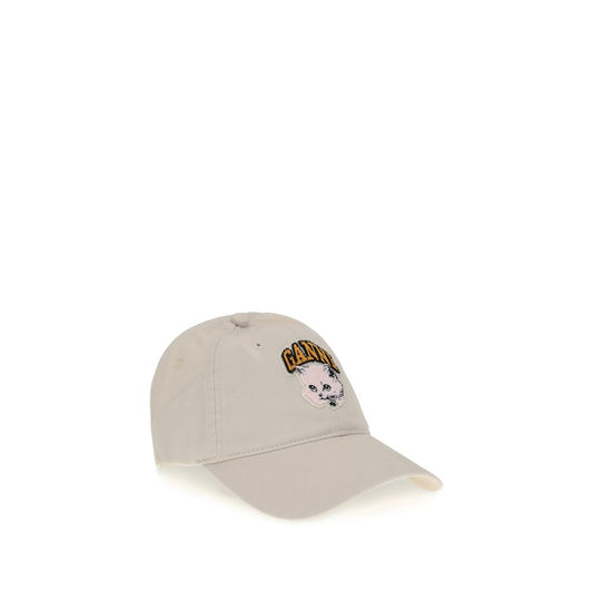 WASHED COTTON CANVAS CAT CAP