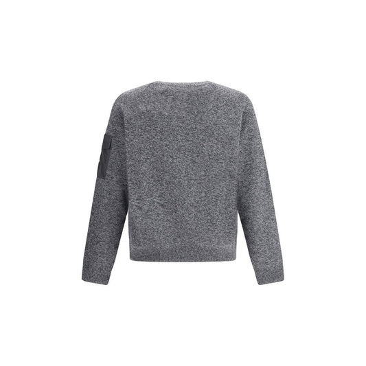 Wool mouliné and cashmere Sweater