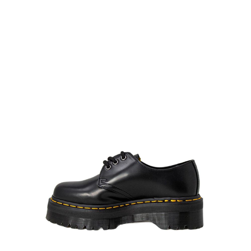 Schwarzer Schnürstiefel aus Leder