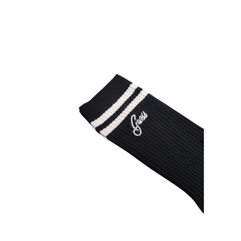 Schwarze Baumwollsocke