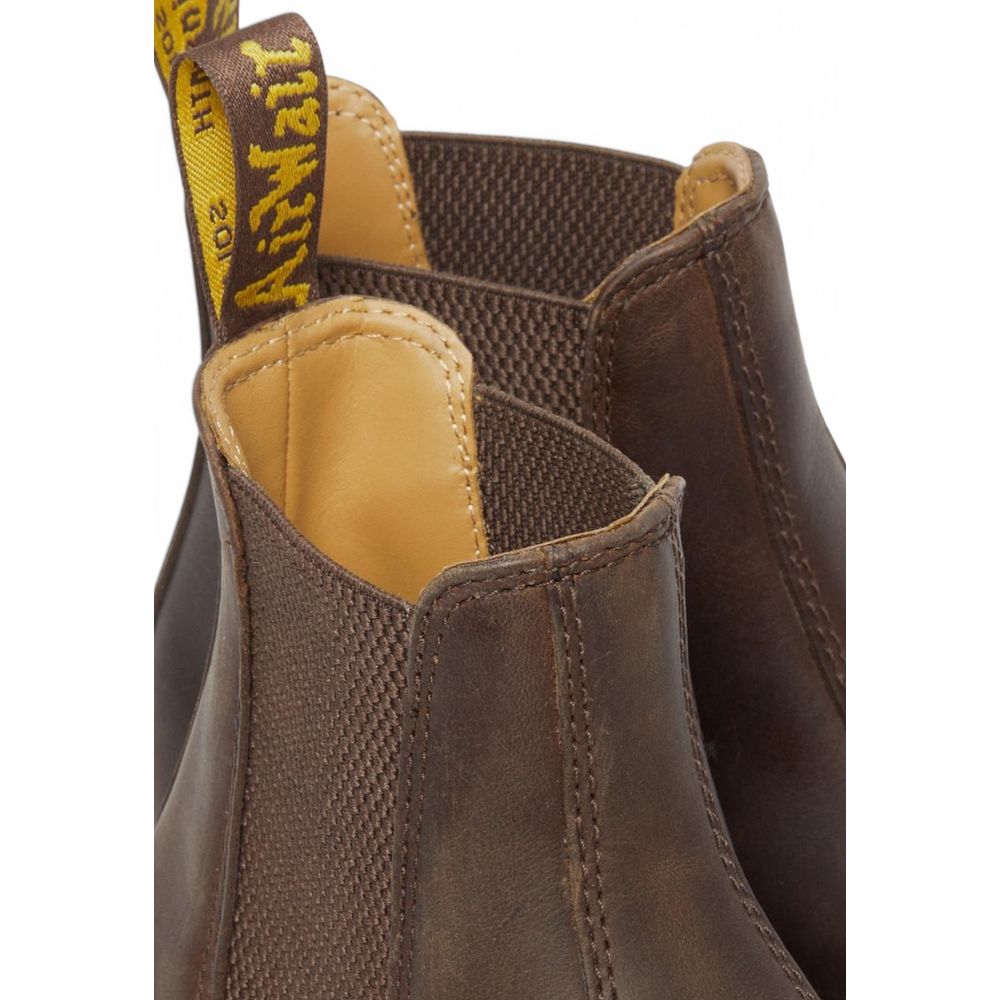 Brauner Lederstiefel