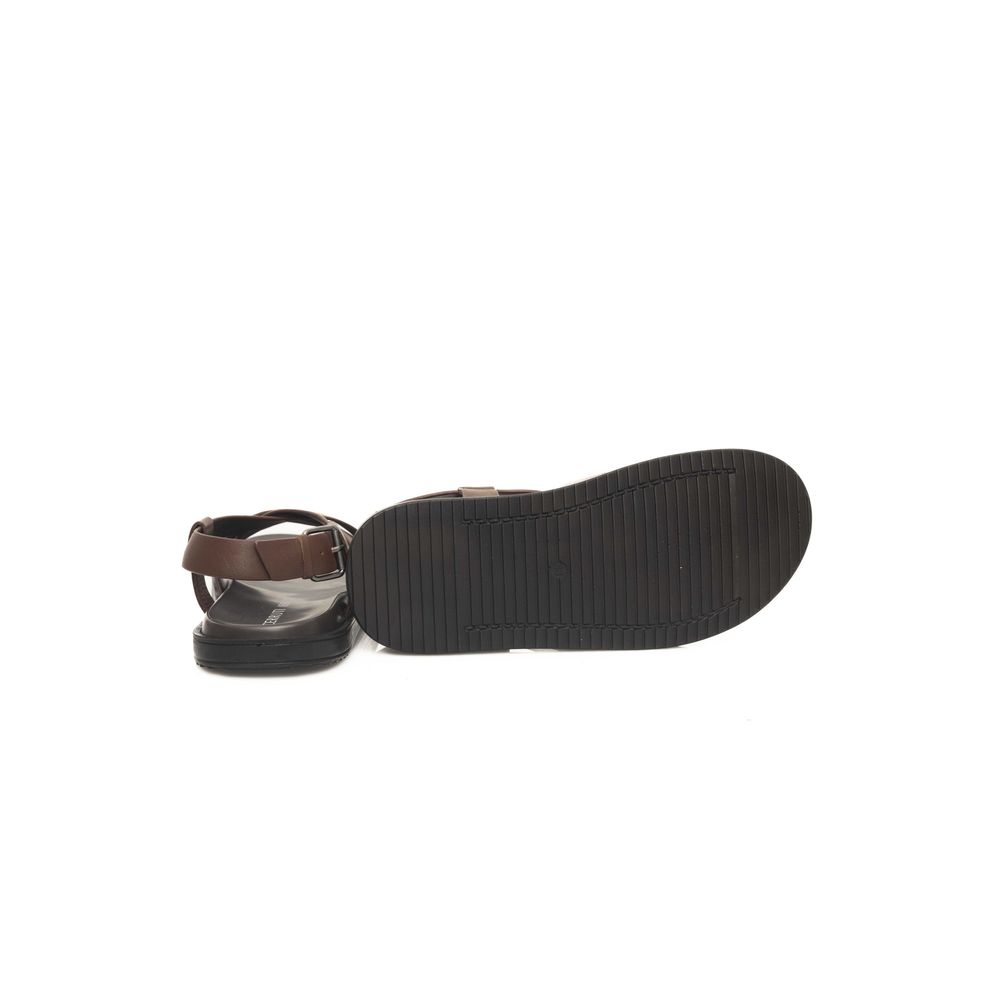 Brown Leather Men Sandal